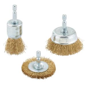 BROSSES METALLIQUES DROITES ASSORTIES