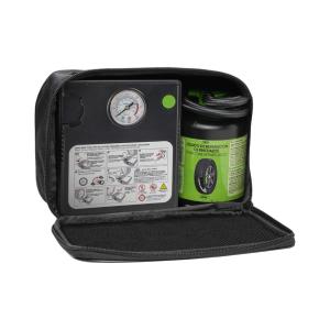 KIT REPARATON CREVAISON PNEUS, COMPRESSEUR + LIQUIDE ANTI-CREVAISON