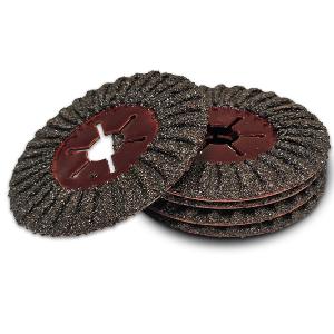 LOT DE 5 DISQUES ABRASIFS SEMI RIGIDE, FLEXIBLE GRAIN DE 36, Ø 115 mm