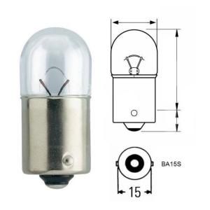 10 AMPOULES  R10W, 12 VOLTS 10 WATTS CULOT BA15S 