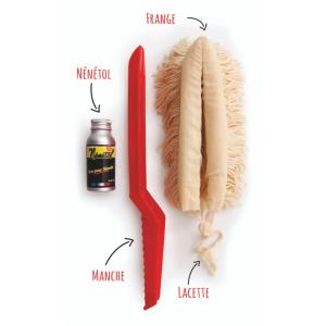LUSTREUSE EN COTON IMPREGNEE POUR CARROSERIE + RECHARGE 50mL NENETTE®