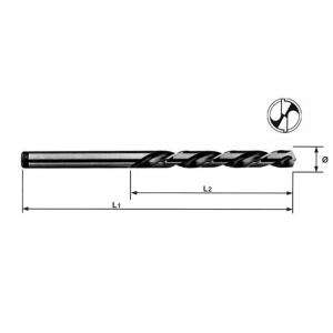 FORETS CYLINDRIQUES à METAUX  HSS DIN 338N