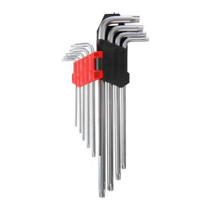 CLES TORX EXTRA LONGUES EXPERT T10 à T50 - JEU DE 9 CLES