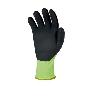 PAIRE DE GANTS DE TRAVAIL, PROTECTION HAUTE VISIBILITÉ ENDUIT NITRILE