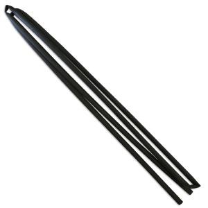 GAINE THERMORETRACTABLE 4.8 mm NOIR RETREINT 2:1 LONGUEUR 1.20 M