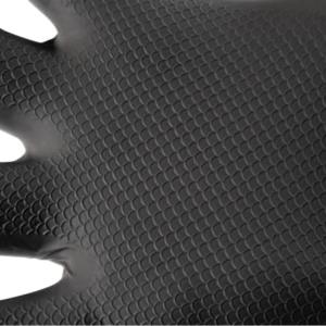 GANTS GRIPPAZ EN NITRILE SANS SILICONE NOIRS TAILLE M - 50 GANTS