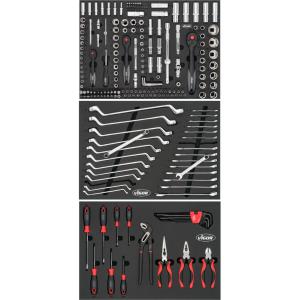 SERVANTE D'ATELIER PRO 7 TIROIRS COMPLETE AVEC 219 OUTILS INCLUS