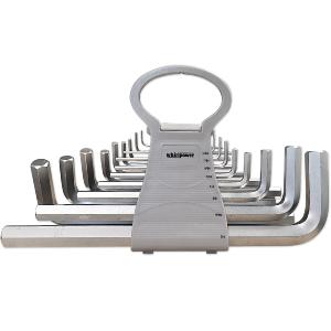 JEU CLES MALES 6 PANS ALLEN BTR LONGUES EN POUCES 1/16" A 3/4"-17 PCS