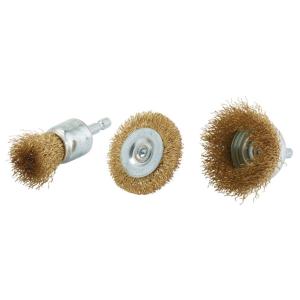 BROSSES METALLIQUES DROITES ASSORTIES