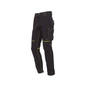 PANTALON DE TRAVAIL LEGER TISSU U4 STRETCH WORLD BLACK CARBON U-POWER