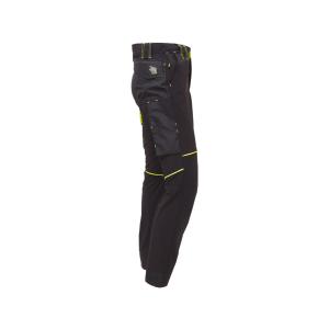 PANTALON DE TRAVAIL LEGER TISSU U4 STRETCH WORLD BLACK CARBON U-POWER