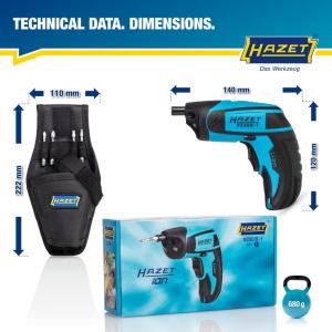 VISSEUSE DEVISSEUSSE COMPACTE SANS FIL (3,7V/2,5 Ah) AVEC ACCESSOIRES
