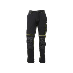 PANTALON DE TRAVAIL LOURD TISSU U-4 STRETCH ATOM BLACK CARBON U-POWER