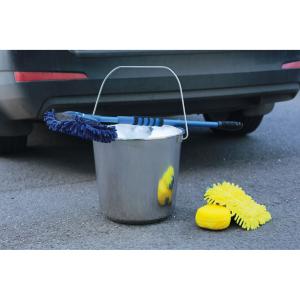 ENSEMBLE, JEU DE 3 SEAUX EN ACIER INOXYDABLE DE 8, 12 ET 16 LITRES