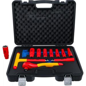 COFFRET 11 OUTILS ISOLES 1000V VDE DOUILLES CARRE 1/2"