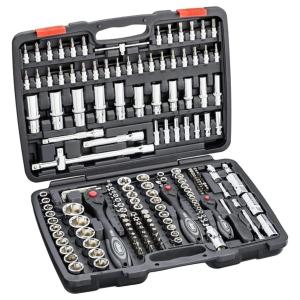 MALLETTE JEU DE DOUILLES, OUTILLAGE A MAIN 172 PIECES - VIGOR