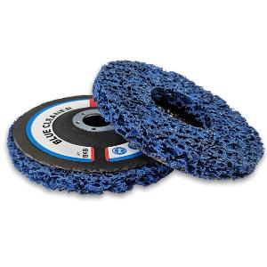 ROUE DE DECAPAGE AGRESSIF 125 MM BLEU (2 DISQUES)