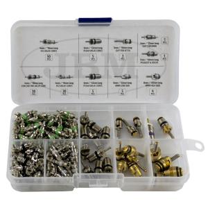 JEU DE NOYAU DE VALVE, SOUPAPE DE CLIMATISATION AUTO - 134 PCS