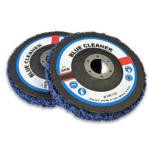 ROUE DE DECAPAGE AGRESSIF 125 MM BLEU (2 DISQUES)