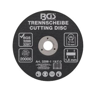 LOT 10 DISQUES BGS TECHNIC 75 mm pour MEULEUSE DISQUEUSE PNEUMATIQUE