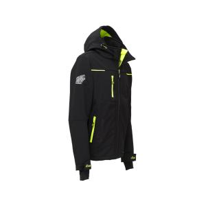 VESTE DE TRAVAIL SPACE SOFTSHELL IMPERMEABLE BLACK CARBON U-POWER