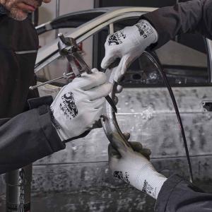 PAIRE DE GANTS DE TRAVAIL ENDUIT NITRILE, LEGER ET RESISTANT