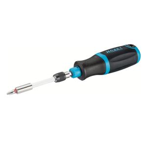 TOURNEVIS A CLIQUET PORTE EMBOUT AVEC MAGASIN DE 12 EMBOUTS INTEGRE