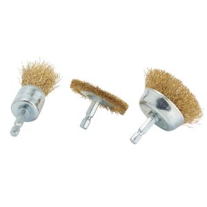 BROSSES METALLIQUES DROITES ASSORTIES