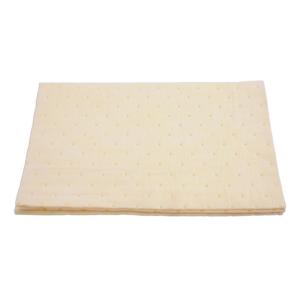 TAPIS ABSORBANT POUR HUILE ET HYDROCARBURES 500 X 400 MM - PACK DE 10